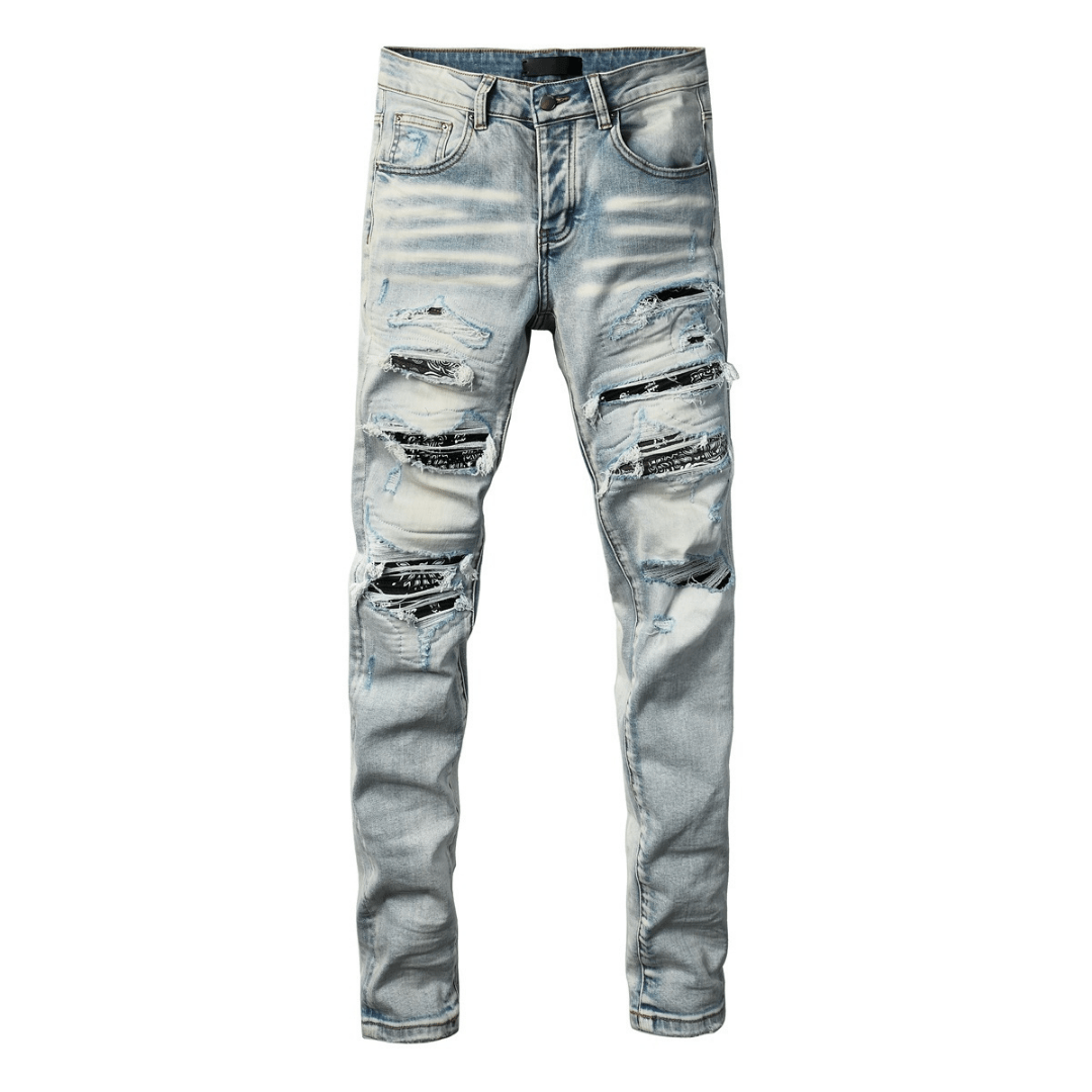 Amr Bandana Patch Jeans - BabyLuxee.de