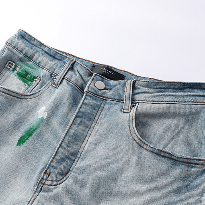 Amr Staggered Blue Jeans - BabyLuxee.de