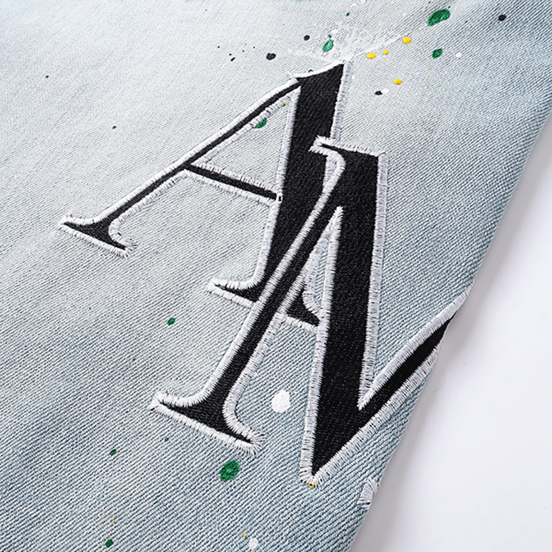 Amr Staggered Blue Jeans - BabyLuxee.de