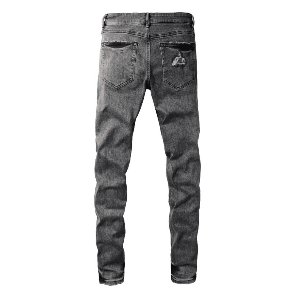 Amr Black Bandana Jeans - BabyLuxee.de