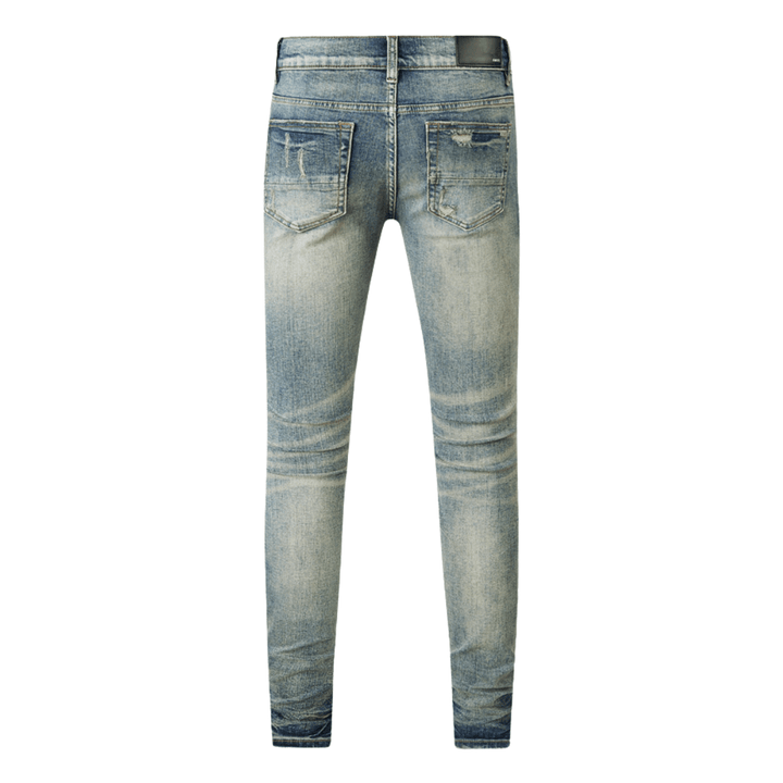 Amr Ripped Patch Jeans - Nov - ell - fas - ion