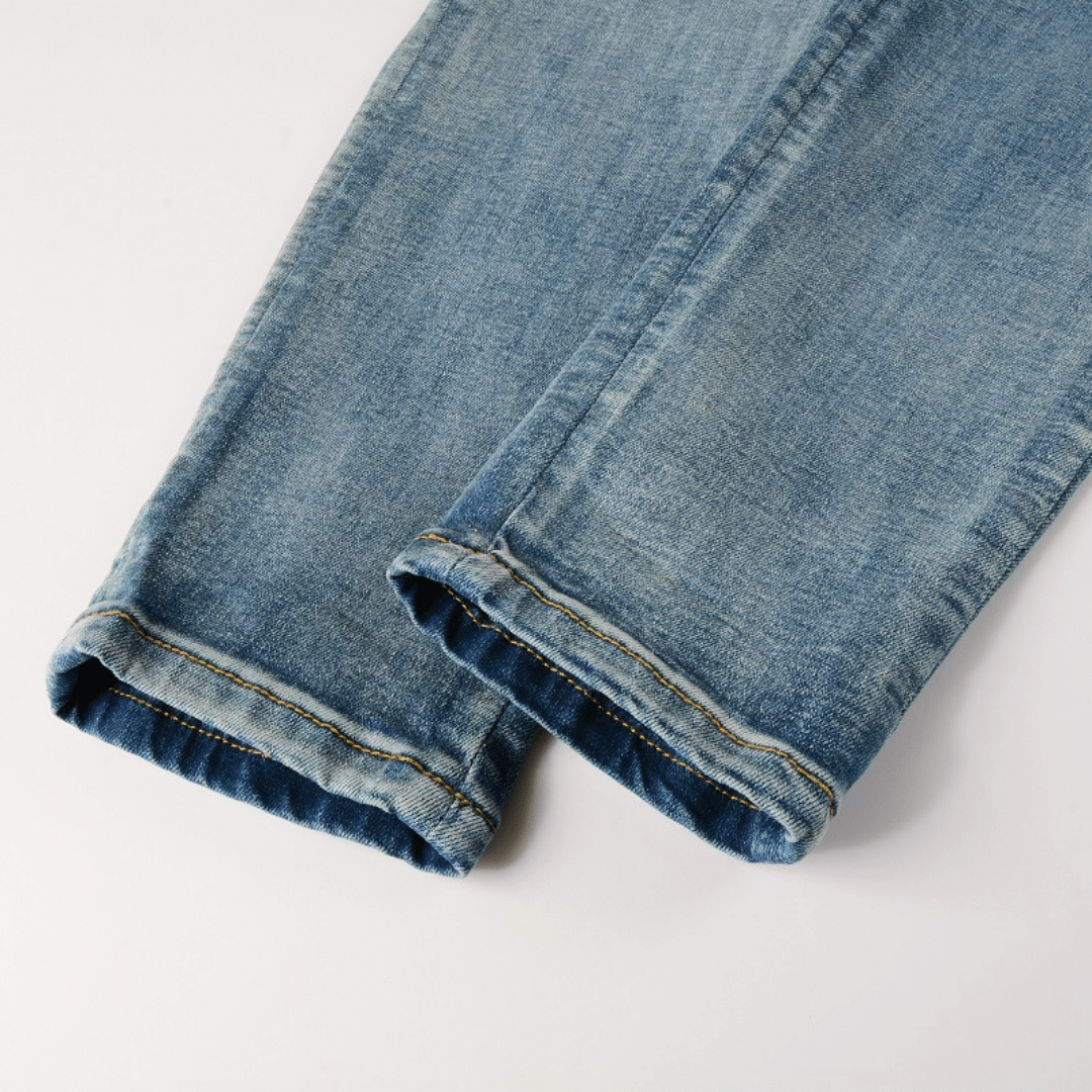 Amr White Logo Jeans - BabyLuxee.de