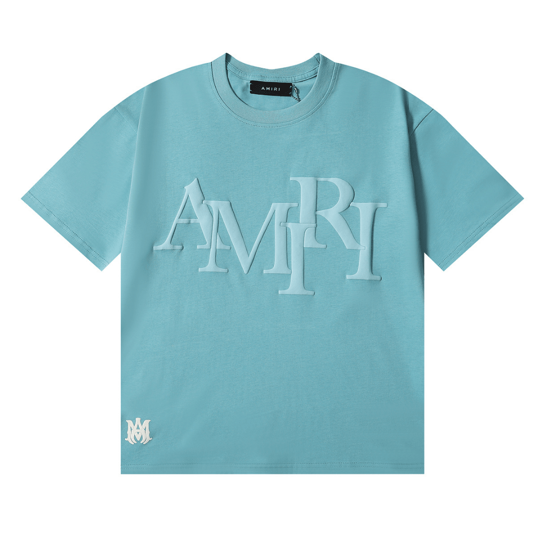 Amr Staggered Logo T-shirt - Nov - ell - fas - ion