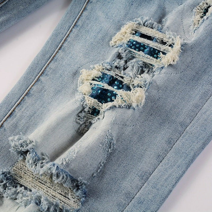 Amr Blue Diamonds Jeans - BabyLuxee.de