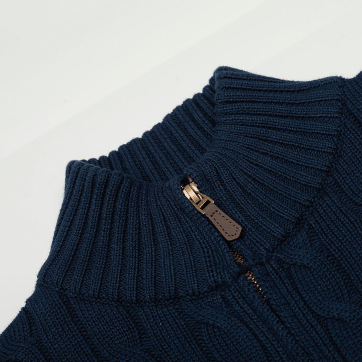 Polo Zip Sweater - Nov - ell - fas - ion