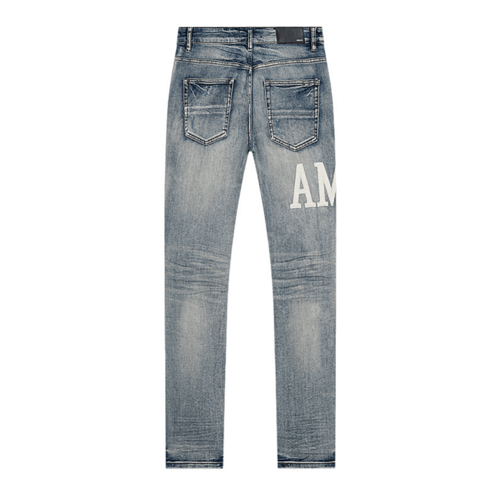 Amr White Logo Jeans - BabyLuxee.de