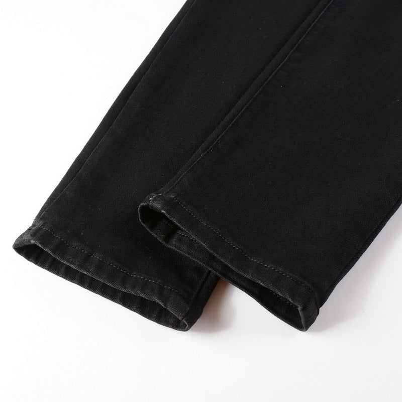 Amr Full Black Diamonds Jeans - BabyLuxee.de