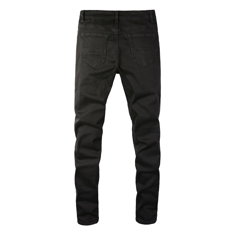 Amr Full Black Diamonds Jeans - BabyLuxee.de