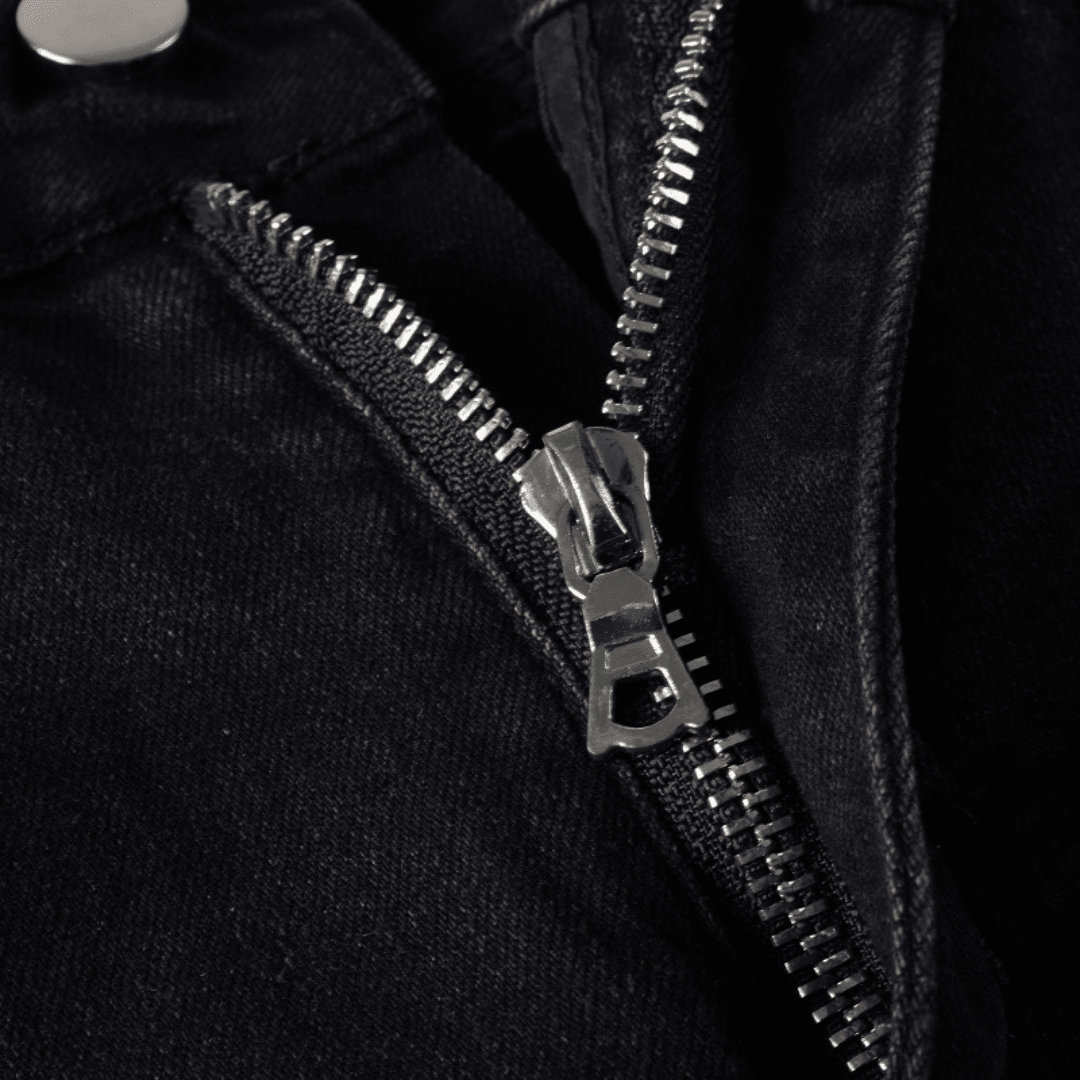 Amr Triple Black Logo Jeans - BabyLuxee.de