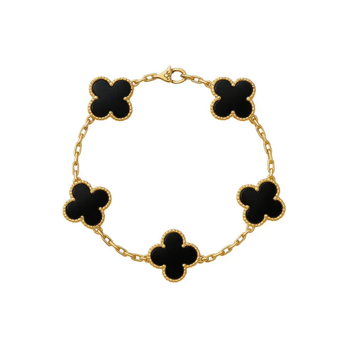 'Cleef' Clover Bracelet - Mulitcolour