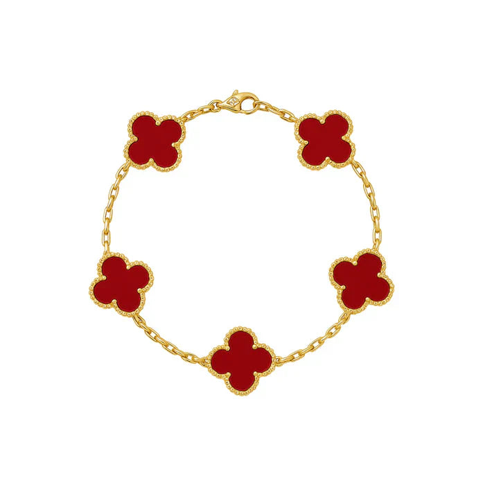'Cleef' Clover Bracelet - Mulitcolour