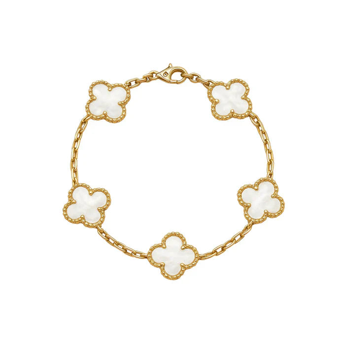 'Cleef' Clover Bracelet - Mulitcolour