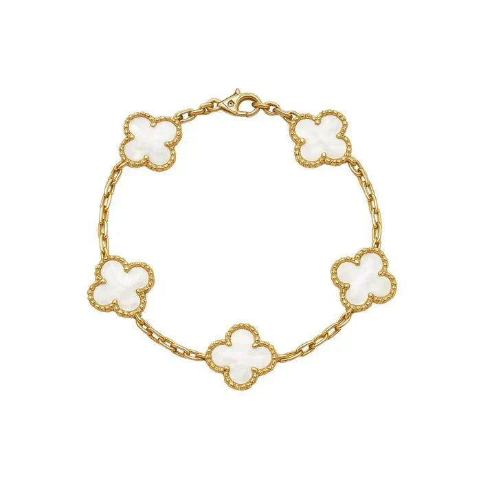 'Cleef' Clover Bracelet - Mulitcolour - Nov - ell - fas - ion