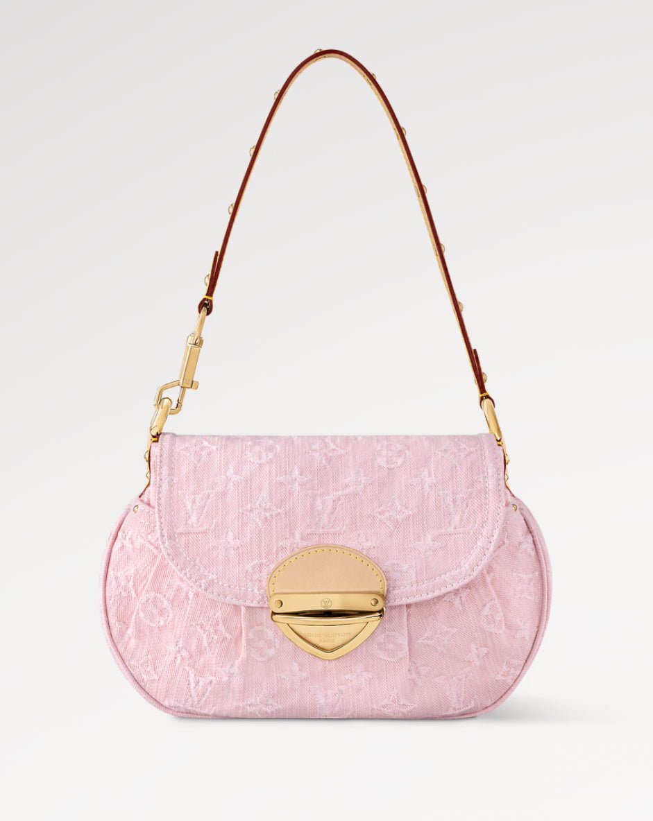 LV LIGHT PINK DENIM BAG - Nov - ell - fas - ion