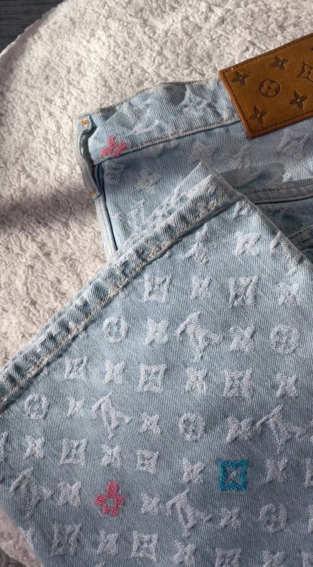 LV Monogram jeans - Nov - ell - fas - ion
