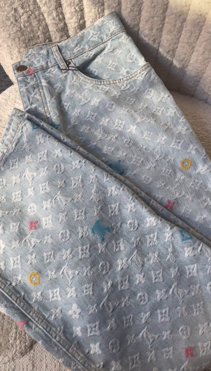 LV Monogram jeans