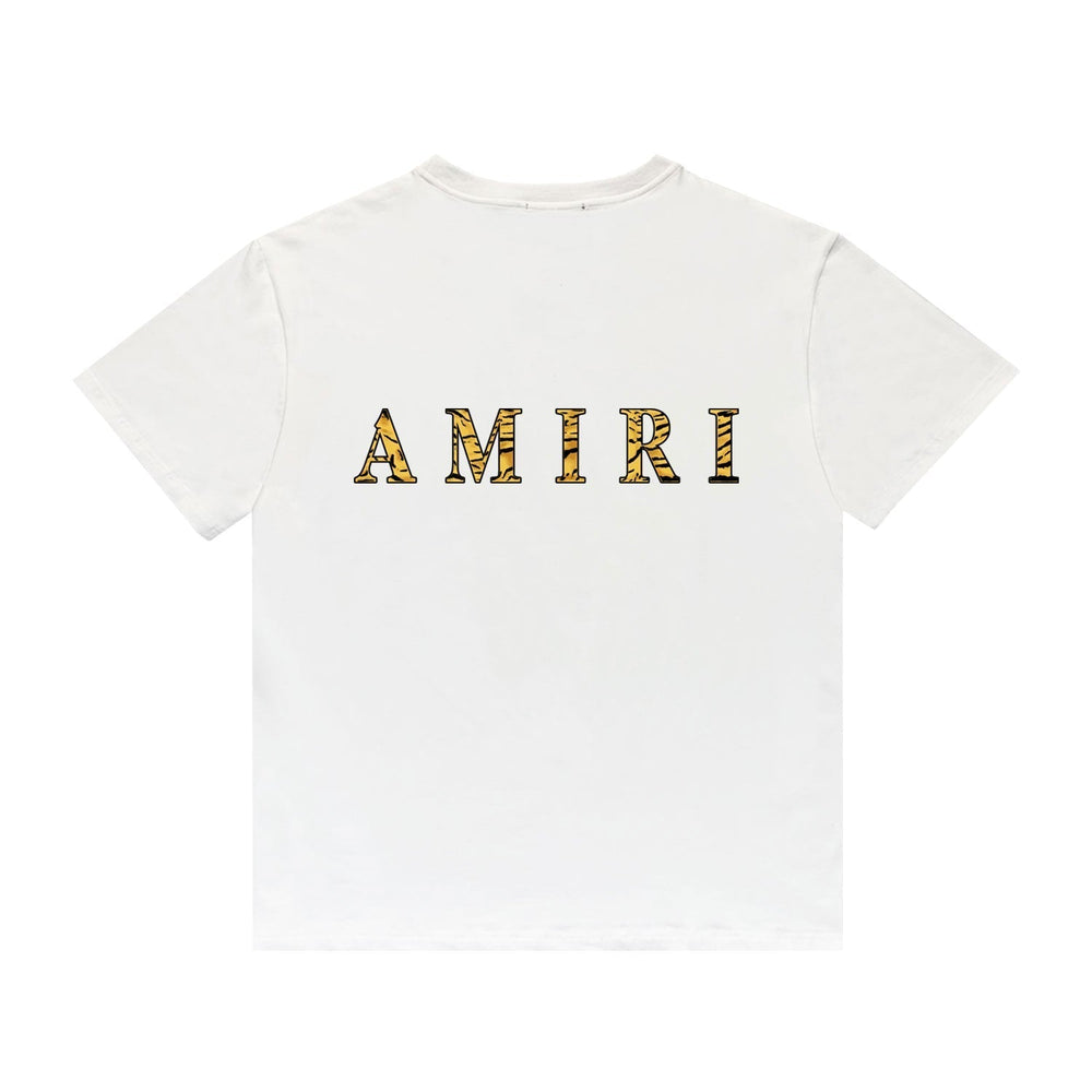 Amr Tiger Logo White T-shirt - Nov - ell - fas - ion