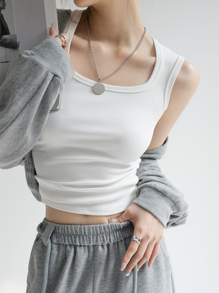 Minimal Rib Crop Tank
