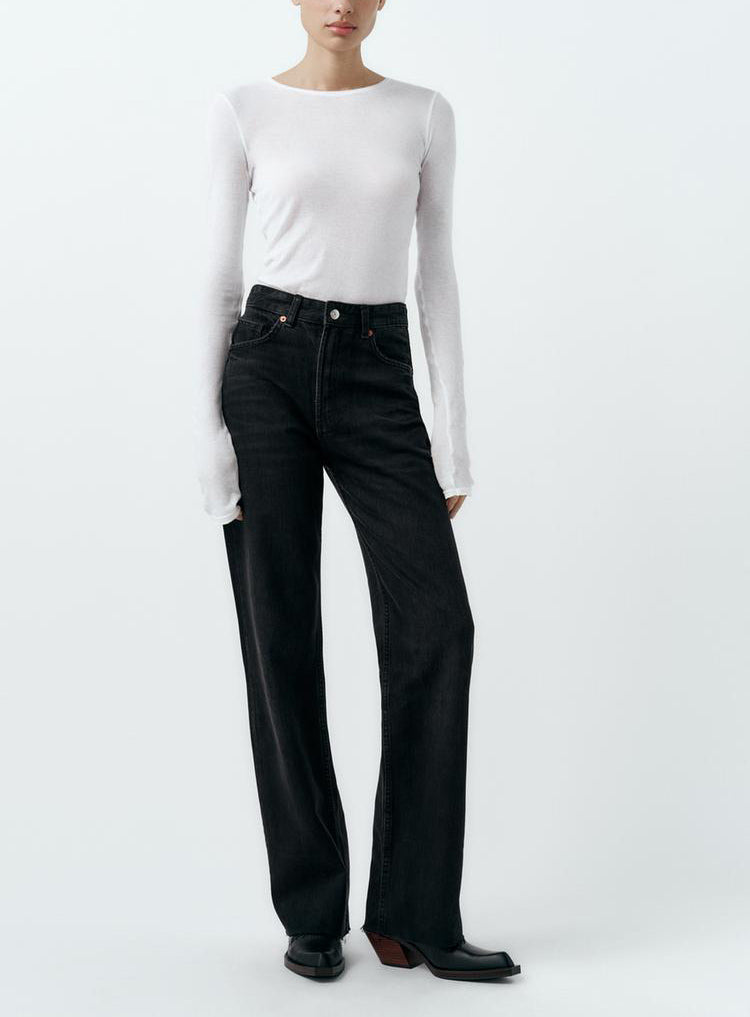 High Waist Wide Leg Jeans