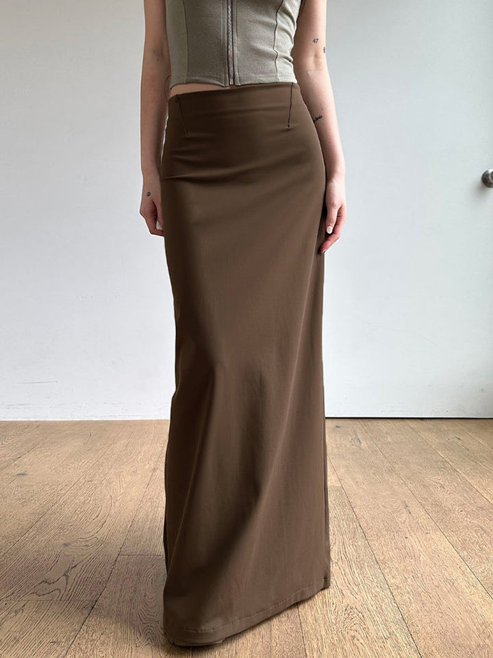 High Waist Maxi-Rock