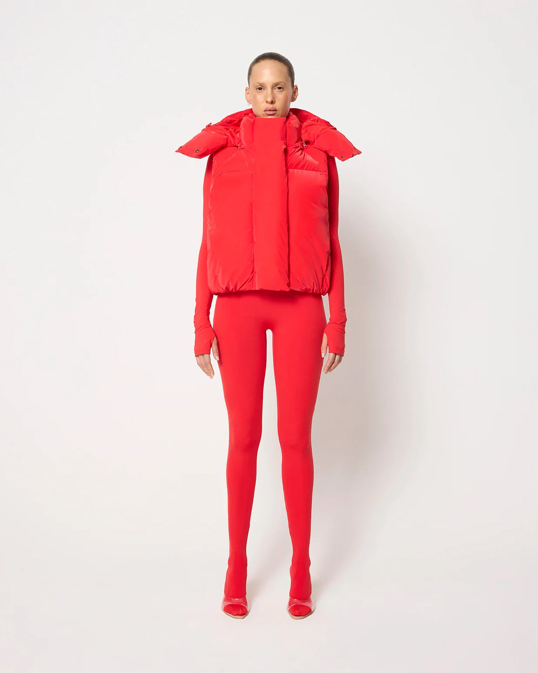 Puffer Vest | Scarlet