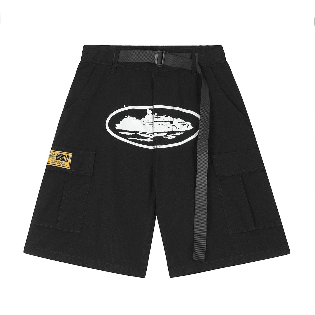 Alcatraz Cargo Black Shorts - Novell "Fashion"