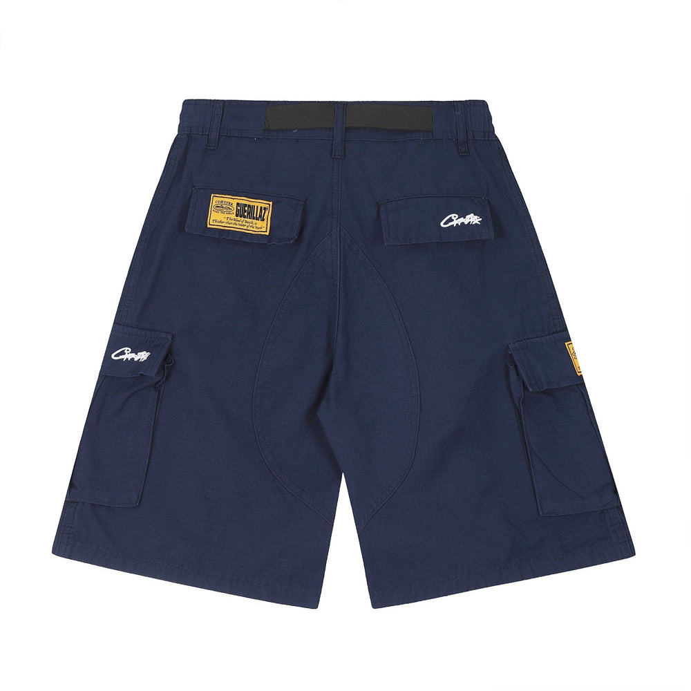 Alcatraz Cargo Navy Blue Shorts - Novell "Fashion"