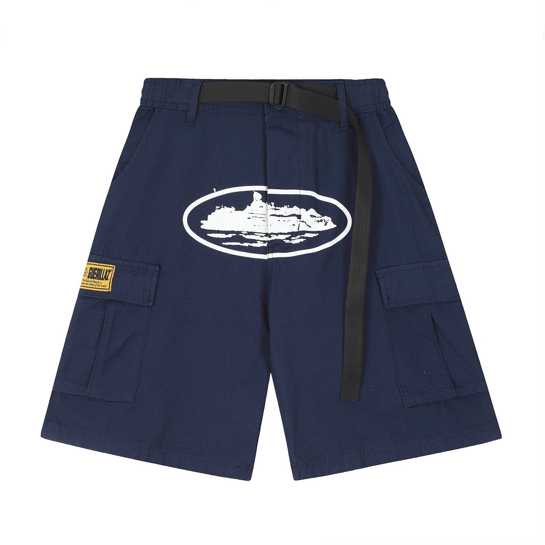 Alcatraz Cargo Navy Blue Shorts - Novell "Fashion"