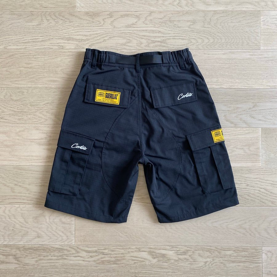 'Alcatraz' Cargo Shorts Black - Novell "Fashion"
