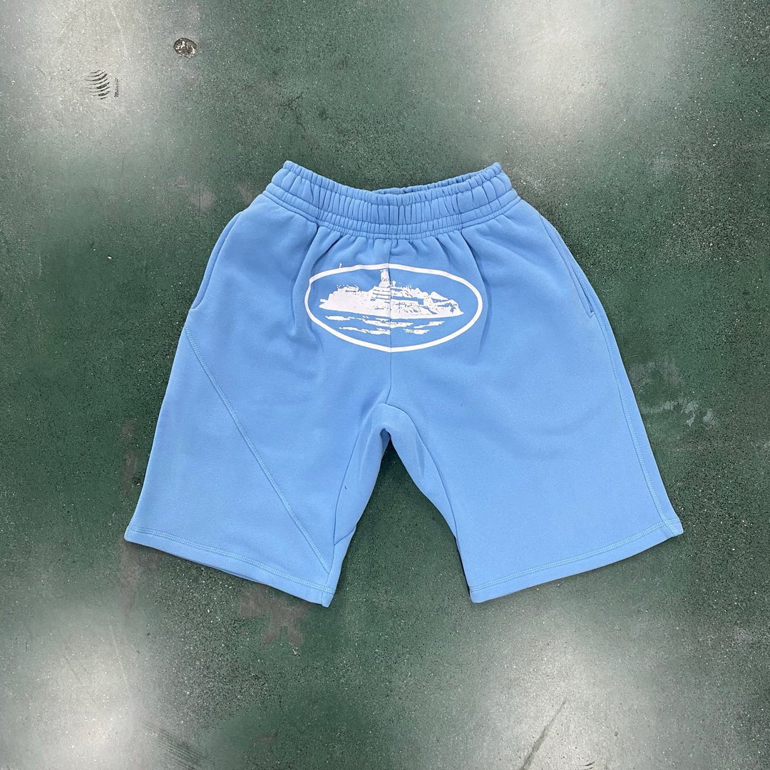 'Alcatraz' Shorts Babyblue - Novell "Fashion"