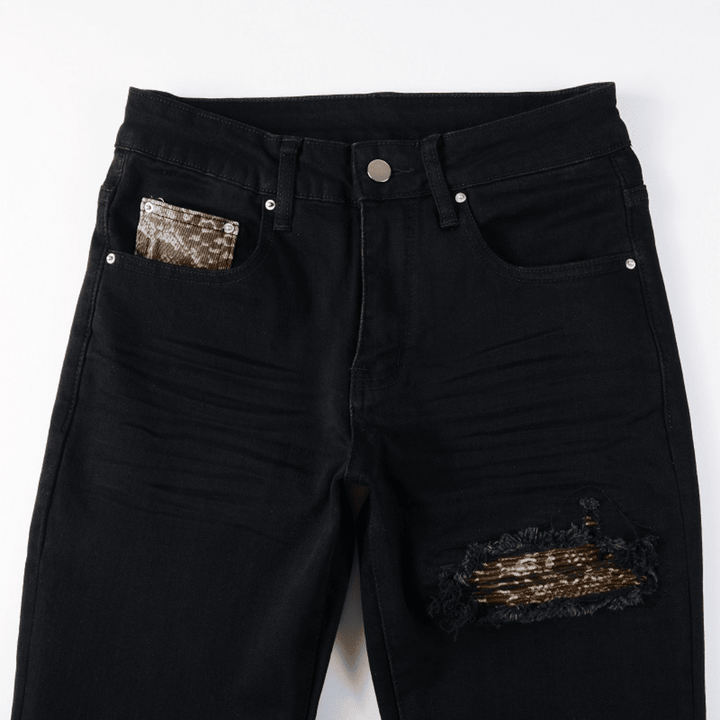 Amr Black Camo Jeans - Novell "Fashion"