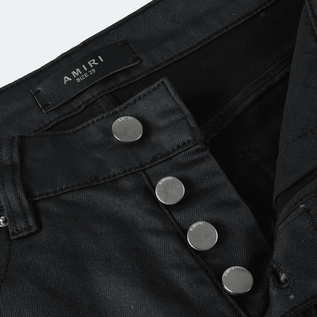 Amr Black Denim Jeans - Novell "Fashion"