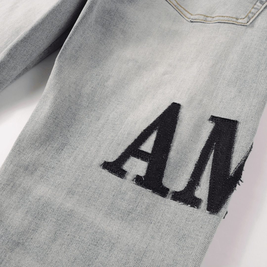 Amr Black Logo Jeans - Novell "Fashion"