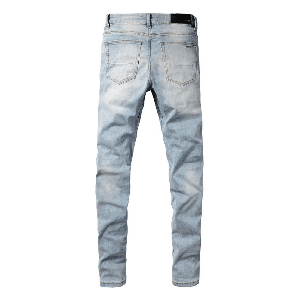 Amr Black Patch Blue Jeans - Novell "Fashion"
