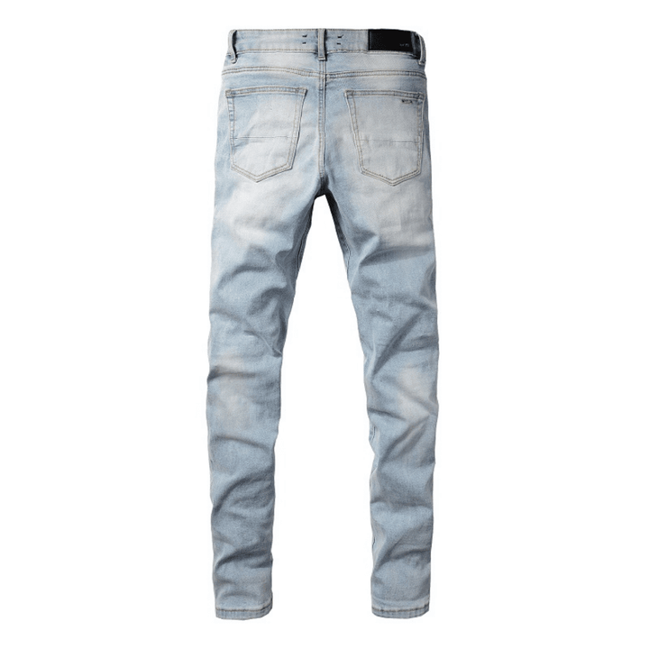 Amr Black Patch Blue Jeans - Novell "Fashion"