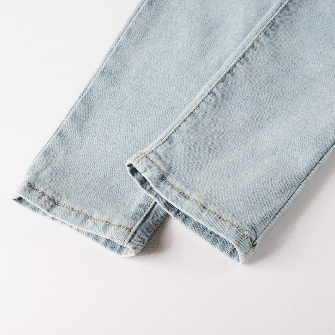 Amr Black Patch Blue Jeans - Novell "Fashion"