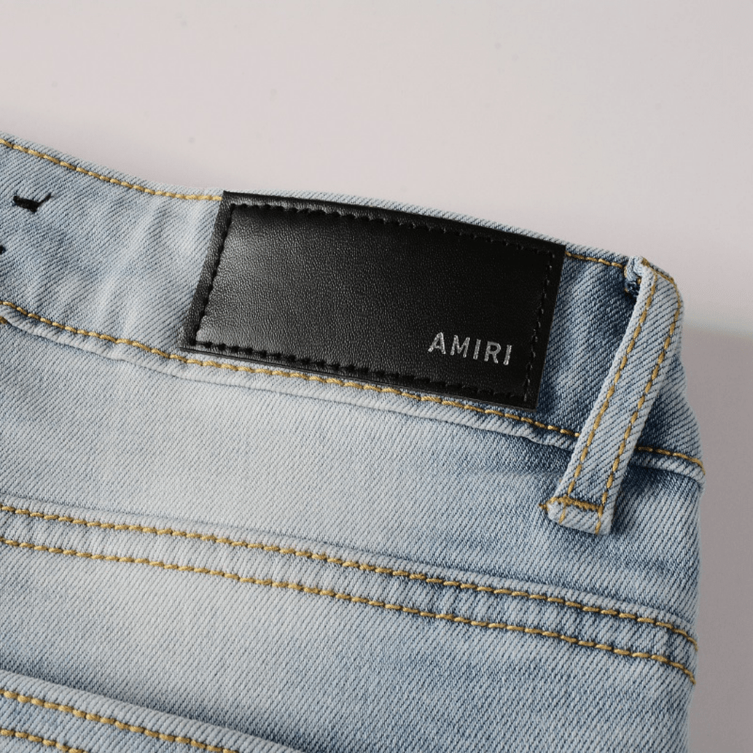 Amr Black Patch Blue Jeans - Novell "Fashion"