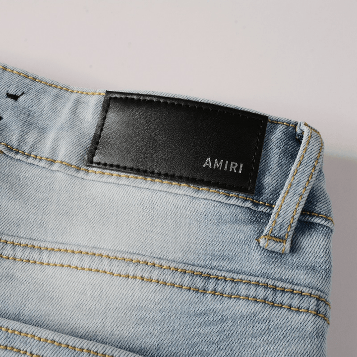 Amr Black Patch Blue Jeans - Novell "Fashion"