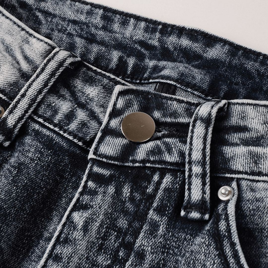 Amr Black Patch Jeans - Novell "Fashion"