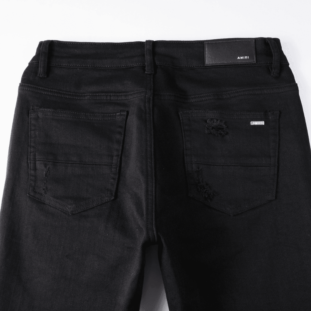 Amr Black Patch Jeans - Novell "Fashion"