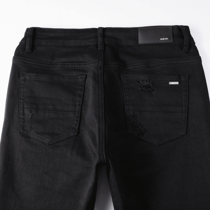 Amr Black Patch Jeans - Novell "Fashion"