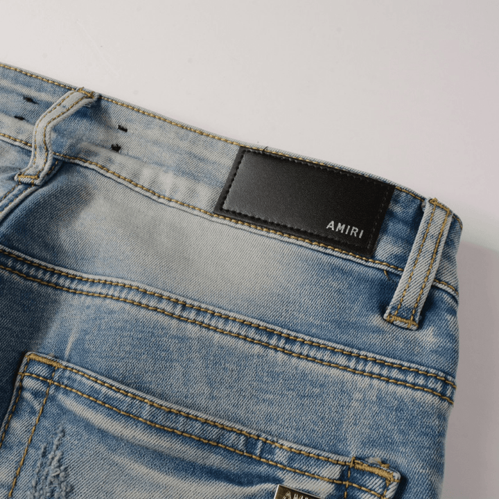 Amr Black Patch Jeans - Novell "Fashion"