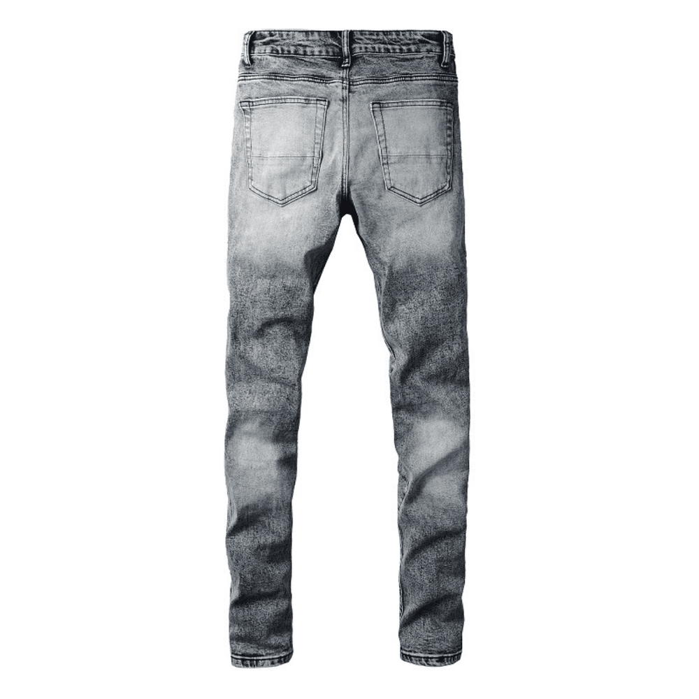 Amr Black Patch Jeans - Novell "Fashion"