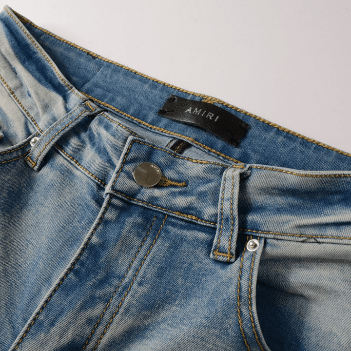 Amr Black Patch Jeans - Novell "Fashion"