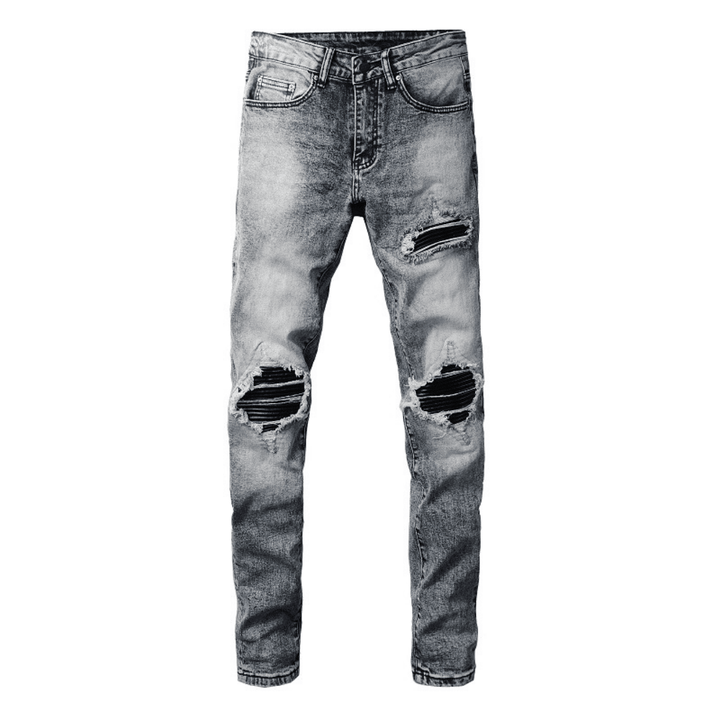 Amr Black Patch Jeans - Novell "Fashion"