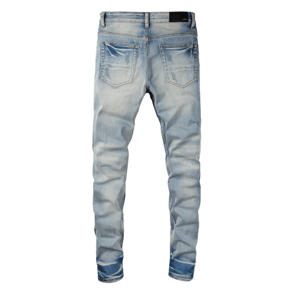 Amr Black Patch Jeans - Novell "Fashion"