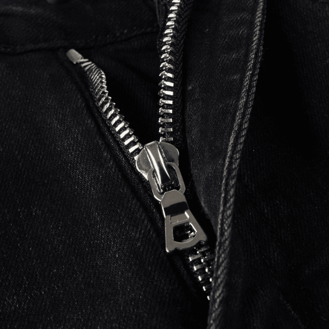 Amr Black Patch Logo Jeans - Novell "Fashion"