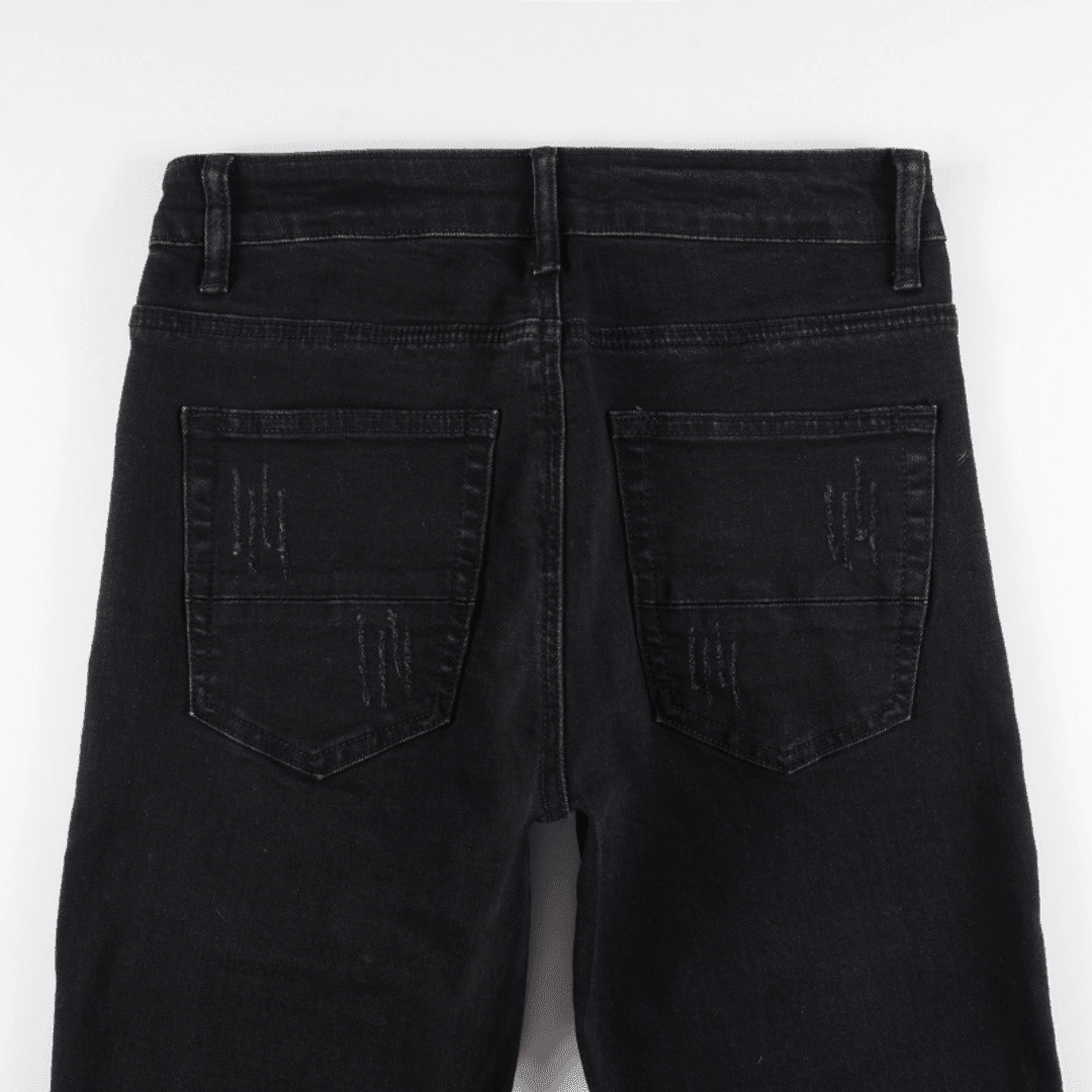 Amr Black Patch Logo Jeans - Novell "Fashion"