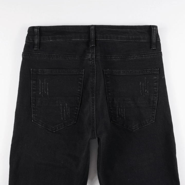 Amr Black Patch Logo Jeans - Novell "Fashion"