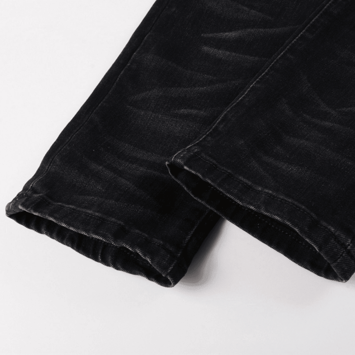 Amr Black Patch Logo Jeans - Novell "Fashion"